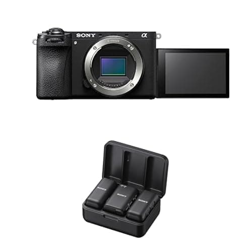 Camera + Sony Dual-Channel Wireless Microphone ECM-W3