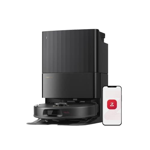 roborock Qrevo S5V Robot Vacuum and Mop - 12,000Pa HyperForce Suction, FlexiArm Edge Mopping, SGS-Certified Triple Anti-Tangle, 45°C Warm Air Drying, Auto Self-Emptying 7-Week Dust Bag, PreciSense LiDAR, Self-Emptying Robot Vacuum for Pet Hair — image 1