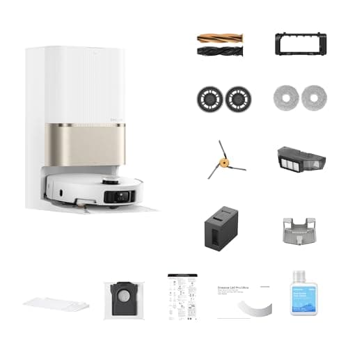 DREAME L60 Pro Ultra Robot Vacuum and Mop Combo | 35,000Pa Vormax Suction | 3.47in ProLeap Obstacle Crossing | VersaLift LiDAR Under-Furniture Cleaning | 212°F Hot-Water Mop Self-Cleaning | 100-Day Self-Emptying | 280+ Object Avoidance — image 10