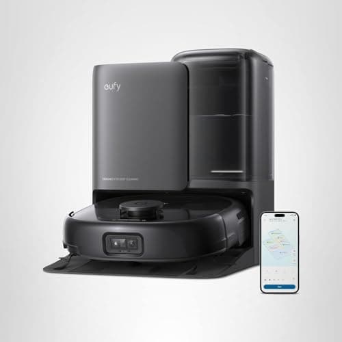 eufy Robot Vacuum E25 - World’s First HydroJet Mop | 20,000 Pa Suction | Self-Washing Station | Alexa & Google Control | DuoSpiral Anti-Tangle Brushes | Auto Empty Station | 125 Min Runtime | 75 Days of Hands-Free Cleaning — image 10