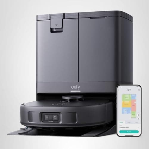 eufy X10 Pro Omni Robot Vacuum and Mop Combo | 8,000 Pa Suction | MopMaster 2.0 with 1kg Downward Pressure | 12mm Auto-Lift Mop | AI.See 100+ Obstacle Avoidance | All-in-One Station with Heated Drying — image 7