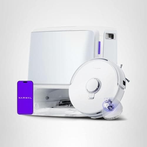 NARWAL Freo Z10 Robot Vacuum and Mop Combo - DualFlow Tangle-Free System | 15,000Pa Hyper Suction | AI Adaptive Hot Water Mop | 120-Day Self-Emptying | MopExtend EdgeSwing Corner Coverage | AI DirtSense | LiDAR 4.0 Navigation — image 10
