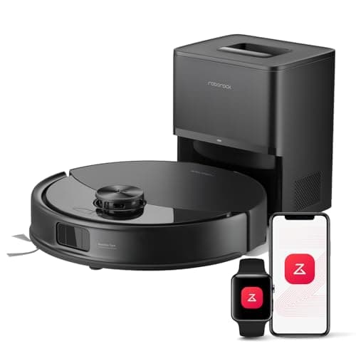 roborock Q10 S5+ Robot Vacuum and Mop - Upgraded from Q8 Max+, 10,000Pa HyperForce Suction, VibraRise 2.0 Sonic Mopping, Dual Anti-Tangle Design, Auto Mop Lifting 8mm Ultrasonic Carpet Detection, RockDock Plus 70-Day 2.7L SGS-Certified — image 1
