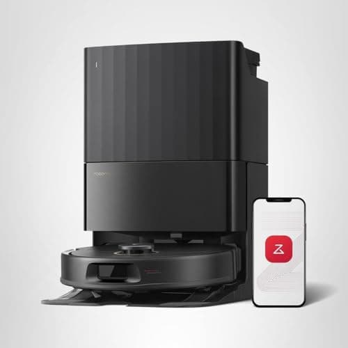 roborock Qrevo S5V Robot Vacuum and Mop - 12,000Pa HyperForce Suction, FlexiArm Edge Mopping, SGS-Certified Triple Anti-Tangle, 45°C Warm Air Drying, Auto Self-Emptying 7-Week Dust Bag, PreciSense LiDAR, Self-Emptying Robot Vacuum for Pet Hair — image 10