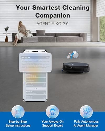 ECOVACS DEEBOT X12 OmniCyclone - FocusJet Pre-Spray World First, OZMO ROLLER 3.0 Self-Heating 220RPM, 22,000Pa BLAST Suction 46.6 CFM, PowerBoost 456-Min Nonstop Cleaning, Bagless OmniCyclone Station, TruEdge 3.0 — image 9