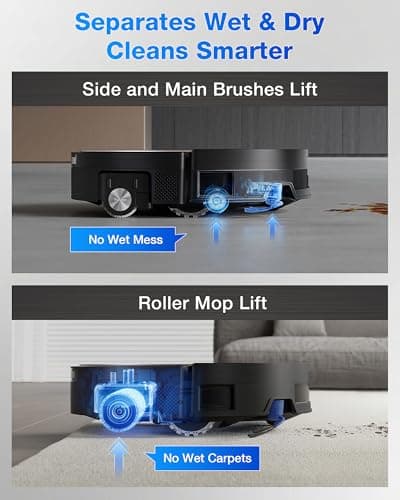 ECOVACS DEEBOT X11 PRO Omni | 19,500Pa BLAST Suction | OZMO ROLLER 2.0 Instant Self-Cleaning Mop | ZeroTangle 3.0 | GaN PowerBoost Fast Charging | 10-in-1 OMNI Station | Best for Large Homes, Pet Hair and Streak-Free Mopping — image 8