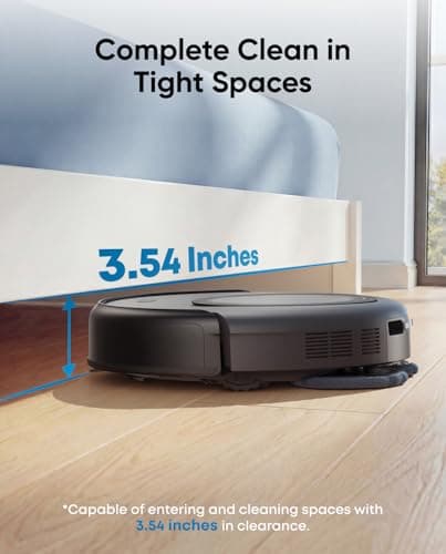 eufy Robot Vacuum Omni C20 | 7,000 Pa Suction | 3.35in Ultra-Slim Body | All-in-One Station with 60-Day Self-Emptying | Auto Mop Washing and Drying | Pro-Detangle Comb | iPath Laser Navigation | Best Budget Robot Vacuum for Small to Medium Homes — image 5