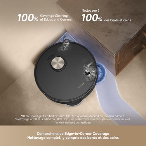 DREAME L50 Ultra Robot Vacuum and Mop Black with Auto-Empty and Mop Self-Cleaning, Precise Obstacle Avoidance, 19,500Pa Suction, HyperStream Detangling DuoBrush — image 6