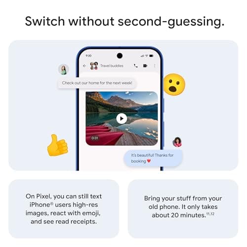 Google Pixel 10 - AI-Powered Performance with Tensor G5 | 12 GB RAM | 128 GB Storage | 48 MP Triple Camera with 4K Video | 6.3" Actua OLED Display | 4970mAh Battery | 30W Fast Charging — image 6