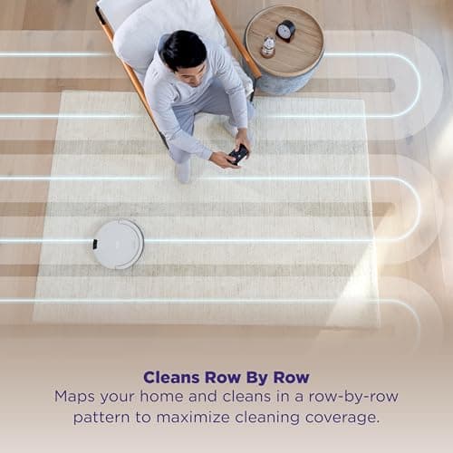 Shark Navigator Robot Vacuum AV2110S - Bagless Self-Empty Base 30-Day Capacity, SmartPath LiDAR Navigation, Up to 50% More Suction vs RV1001AE, Self-Cleaning Anti-Hair Wrap Brushroll for Pet Hair, 120-Min Runtime Recharge and Resume — image 3