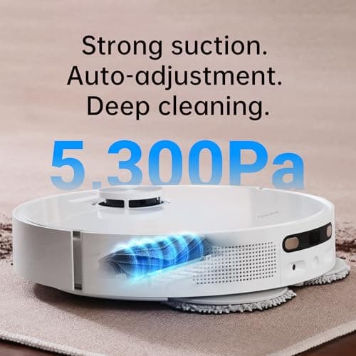 dreame L10s Ultra Robot Vacuum and Mop Combo, Auto Mop Cleaning and Drying, 3L Dust Bag 60-Day Hands-Free, 2.5L Water Tank, 5300Pa Suction, Dual Rotary Mops 180RPM 30 Water Flow Options, AI+3D Navigation, Remote Video, Compatible with Alexa Siri Google — image 6