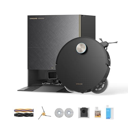 DREAME X60 Max Ultra - 3.13in Ultra-Thin Design | 35,000Pa Vormax Suction | 212°F Hot Water Mop | 280+ Object Avoidance | DuoBrush 2.0 Tangle-Free | 11-in-1 PowerDock | Self-Emptying Robot Vacuum for Pet Hair & Deep Floor Cleaning — image 1