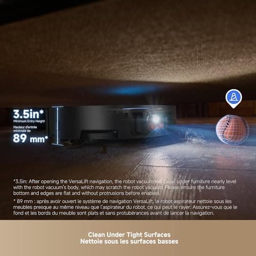 DREAME X50 Ultra - Industry-First ProLeap System | 20,000Pa Vormax Suction | HyperStream DuoBrush | AceClean DryBoard | VersaLift 3.5in Navigation | SideReach 100% Edge Coverage | 100-Day Hands-Free PowerDock | Self-Emptying Robot Vacuum — image 3