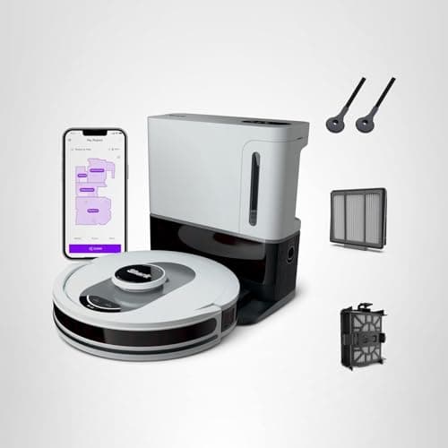 Shark Matrix Clean AV2511AE AI Ultra Robot Vacuum - XL Bagless Self-Empty Base 60-Day Capacity | Matrix Clean Multi-Pass Grid Navigation | 360° LiDAR Precision Mapping | Self-Cleaning Anti-Hair Wrap Brushroll | 120-Min Runtime | Alexa & Google Control — image 10