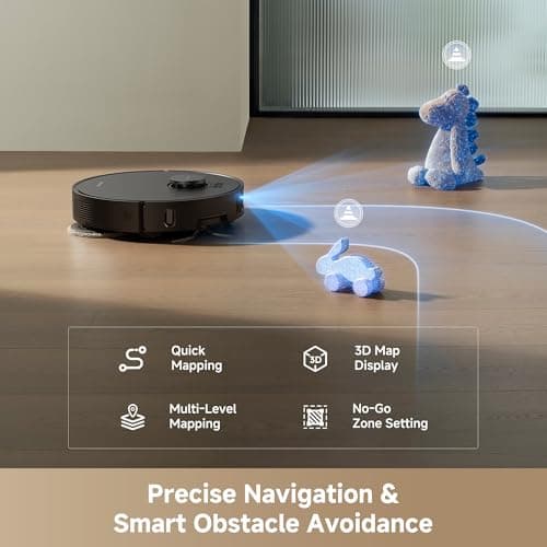 DREAME L40 Ultra Gen 2 — 25,000Pa Vormax Suction, Dual Flex Arm 100% Corner Coverage, DuoScrub 32-Level Mopping, AceClean DryBoard, 100-Day Auto-Empty, Hot Air Drying, 5 Carpet Modes — image 7