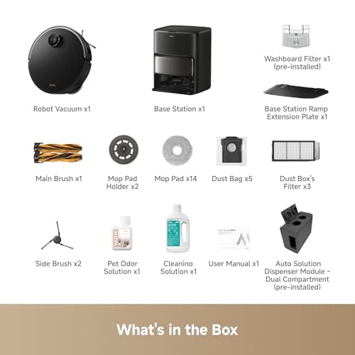 MOVA V50 Ultra Robot Vacuum and Mop, 24,000Pa Suction, TroboWave DuoBrush Zero Tangling, StepMaster 2.36-Inch Obstacle Crossing, FlexiRise Retractable DToF Navigation, Hot Water Mop Self-Wash, DuoSolution Dual Tanks — image 9