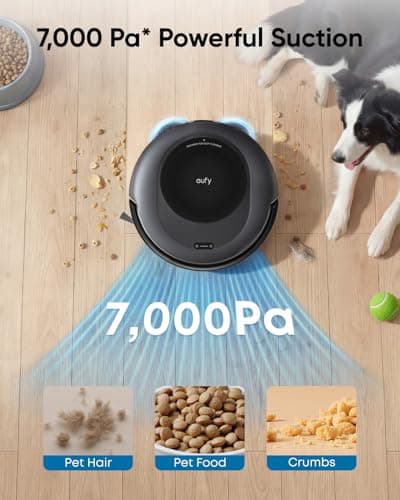 eufy Robot Vacuum Omni C20 | 7,000 Pa Suction | 3.35in Ultra-Slim Body | All-in-One Station with 60-Day Self-Emptying | Auto Mop Washing and Drying | Pro-Detangle Comb | iPath Laser Navigation | Best Budget Robot Vacuum for Small to Medium Homes — image 4
