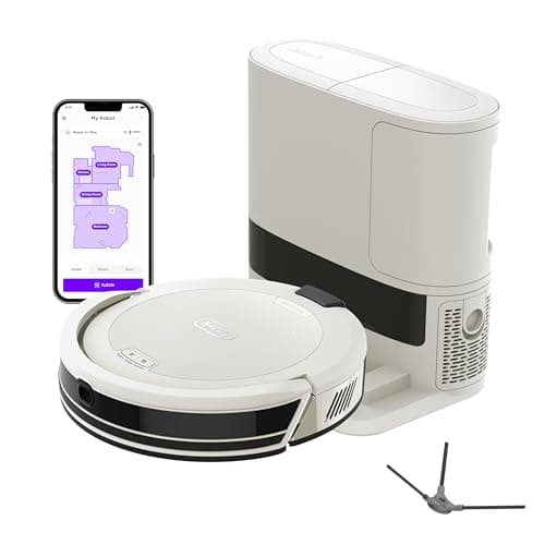 Shark Navigator Robot Vacuum AV2110S - Bagless Self-Empty Base 30-Day Capacity, SmartPath LiDAR Navigation, Up to 50% More Suction vs RV1001AE, Self-Cleaning Anti-Hair Wrap Brushroll for Pet Hair, 120-Min Runtime Recharge and Resume — image 1