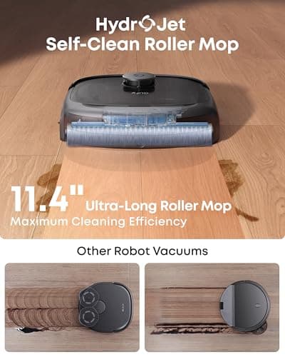 eufy Robot Vacuum Omni E28 - 20,000Pa Turbo Suction, HydroJet Always-Fresh 11.4" Roller Mop, World's First Portable Deep Cleaner, DuoSpiral Zero-Tangle Brushes, CornerRover Arm, 75-Day Self-Emptying Omni Station — image 2