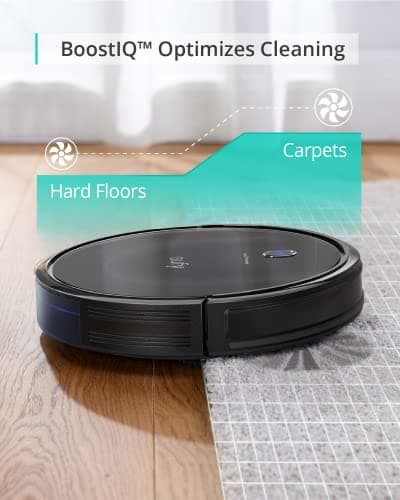 eufy Robot Vacuum 11S MAX, Super Thin, Powerful Suction, Quiet, Self-Charging Robotic Vacuum Cleaner, Cleans Hard Floors to Medium-Pile Carpets, Black — image 4