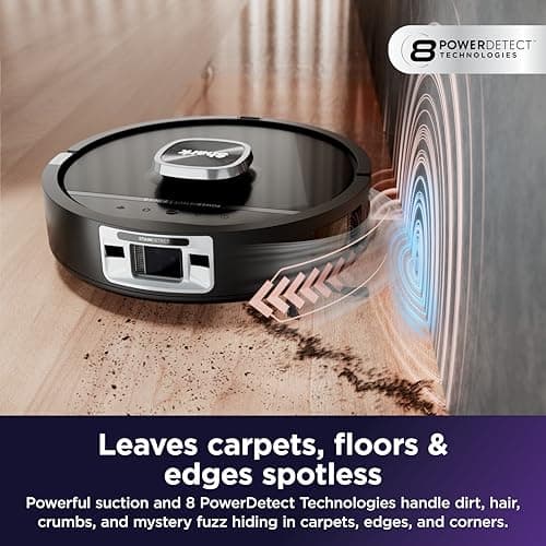 Shark PowerDetect Reveal RV3020XE - UV Stain Detect, HyperSonic Mopping 7x Scrubbing Power, NeverTouch Pro Base 185°F Mop Wash, 175°F Air Dry, ThermaCharged 99.99% Bacteria Removal, 60-Day Self-Emptying, NeuroNav AI — image 9
