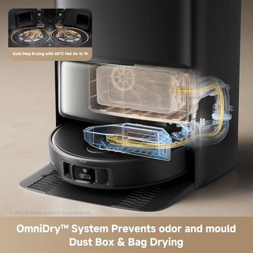 MOVA V50 Ultra Robot Vacuum and Mop, 24,000Pa Suction, TroboWave DuoBrush Zero Tangling, StepMaster 2.36-Inch Obstacle Crossing, FlexiRise Retractable DToF Navigation, Hot Water Mop Self-Wash, DuoSolution Dual Tanks — image 7