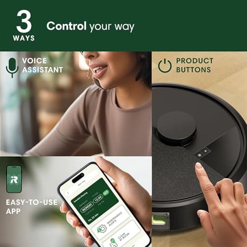 iRobot Roomba 105 Vac - Self-Empties 75 Days 99% Allergen Trapping | 70X Power-Lifting Suction vs Roomba 600 | 3-Stage Cleaning System | ClearView LiDAR Neat Rows Navigation 3 Floor Maps | 4 Suction Levels | Works with Alexa Siri Google — image 10
