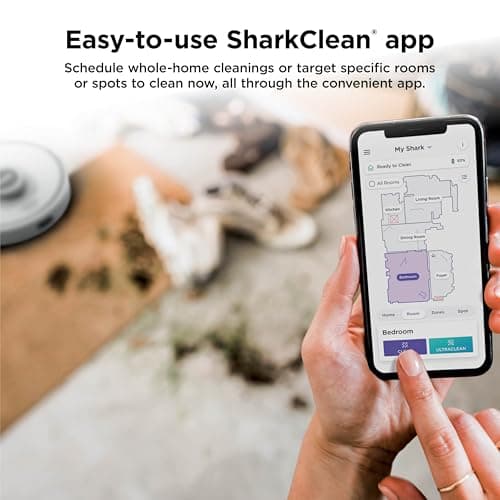 Shark Matrix Clean AV2511AE AI Ultra Robot Vacuum - XL Bagless Self-Empty Base 60-Day Capacity | Matrix Clean Multi-Pass Grid Navigation | 360° LiDAR Precision Mapping | Self-Cleaning Anti-Hair Wrap Brushroll | 120-Min Runtime | Alexa & Google Control — image 9