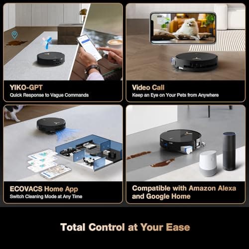 ECOVACS DEEBOT X8 PRO OMNI Robot Vacuum and Mop, 18,000Pa Suction, OZMO ROLLER Instant Self-Washing Gen 3 Mopping, 16 Nozzles 200RPM, ZeroTangle 2.0 0% Tangling, TruEdge 2.0 100% Coverage, 12-in-1 OMNI Station 167°F Mop Wash 145°F Dry, AIVI 3D 3.0 — image 6