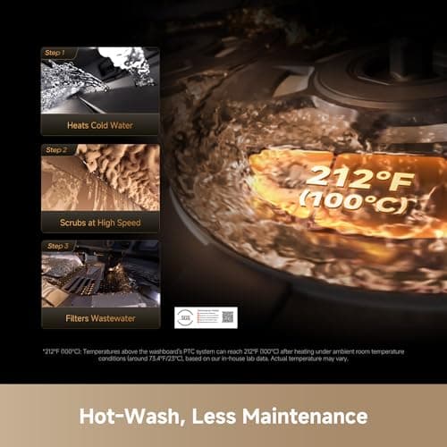 DREAME X60 Max Ultra - 3.13in Ultra-Thin Design | 35,000Pa Vormax Suction | 212°F Hot Water Mop | 280+ Object Avoidance | DuoBrush 2.0 Tangle-Free | 11-in-1 PowerDock | Self-Emptying Robot Vacuum for Pet Hair & Deep Floor Cleaning — image 9