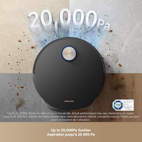 DREAME X50 Ultra - Industry-First ProLeap System | 20,000Pa Vormax Suction | HyperStream DuoBrush | AceClean DryBoard | VersaLift 3.5in Navigation | SideReach 100% Edge Coverage | 100-Day Hands-Free PowerDock | Self-Emptying Robot Vacuum — image 7