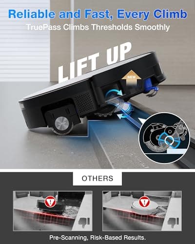 ECOVACS DEEBOT X11 PRO Omni | 19,500Pa BLAST Suction | OZMO ROLLER 2.0 Instant Self-Cleaning Mop | ZeroTangle 3.0 | GaN PowerBoost Fast Charging | 10-in-1 OMNI Station | Best for Large Homes, Pet Hair and Streak-Free Mopping — image 6