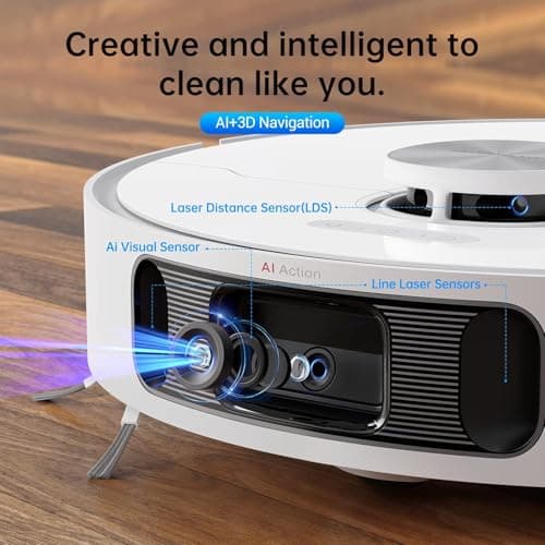 dreame L10s Ultra Robot Vacuum and Mop Combo, Auto Mop Cleaning and Drying, 3L Dust Bag 60-Day Hands-Free, 2.5L Water Tank, 5300Pa Suction, Dual Rotary Mops 180RPM 30 Water Flow Options, AI+3D Navigation, Remote Video, Compatible with Alexa Siri Google — image 3