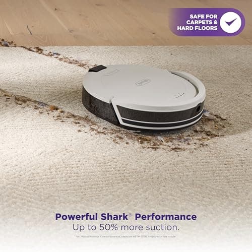 Shark Navigator Robot Vacuum AV2110S - Bagless Self-Empty Base 30-Day Capacity, SmartPath LiDAR Navigation, Up to 50% More Suction vs RV1001AE, Self-Cleaning Anti-Hair Wrap Brushroll for Pet Hair, 120-Min Runtime Recharge and Resume — image 2