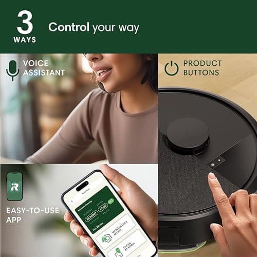 iRobot Roomba 105X Combo Robot Vacuum and Mop - AutoEmpty Dock 75-Day Hands-Free Emptying, 70x Power-Lifting Suction, SmartScrub 2x Deeper Scrubbing, ClearView LiDAR Smart Mapping, Carpet Detect Auto-Avoidance, 4 Suction Levels — image 11