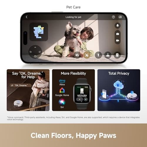 DREAME L60 Pro Ultra Robot Vacuum and Mop Combo | 35,000Pa Vormax Suction | 3.47in ProLeap Obstacle Crossing | VersaLift LiDAR Under-Furniture Cleaning | 212°F Hot-Water Mop Self-Cleaning | 100-Day Self-Emptying | 280+ Object Avoidance — image 8