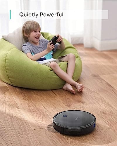 eufy Robot Vacuum 11S MAX, Super Thin, Powerful Suction, Quiet, Self-Charging Robotic Vacuum Cleaner, Cleans Hard Floors to Medium-Pile Carpets, Black — image 6