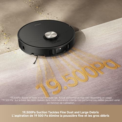 DREAME L50 Ultra Robot Vacuum and Mop Black with Auto-Empty and Mop Self-Cleaning, Precise Obstacle Avoidance, 19,500Pa Suction, HyperStream Detangling DuoBrush — image 5
