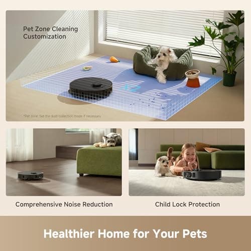 DREAME L40 Ultra Gen 2 — 25,000Pa Vormax Suction, Dual Flex Arm 100% Corner Coverage, DuoScrub 32-Level Mopping, AceClean DryBoard, 100-Day Auto-Empty, Hot Air Drying, 5 Carpet Modes — image 8