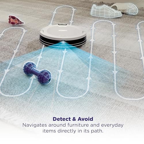 Shark Navigator Robot Vacuum AV2110S - Bagless Self-Empty Base 30-Day Capacity, SmartPath LiDAR Navigation, Up to 50% More Suction vs RV1001AE, Self-Cleaning Anti-Hair Wrap Brushroll for Pet Hair, 120-Min Runtime Recharge and Resume — image 6