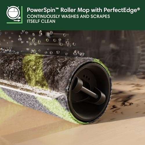 iRobot Roomba Max 705 Combo Robot Vacuum and Mop, AutoWash Dock 75-Day Auto-Empty 161°F Mop Wash 122°F Dry, PowerSpin Roller Mop 200RPM Continuous Self-Wash, Exclusive Retractable Mop Cover, 1.75x Suction, SmartScrub, ClearView Pro LiDAR 5-Map — image 3