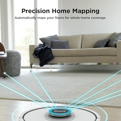 Shark Matrix Clean AV2511AE AI Ultra Robot Vacuum - XL Bagless Self-Empty Base 60-Day Capacity | Matrix Clean Multi-Pass Grid Navigation | 360° LiDAR Precision Mapping | Self-Cleaning Anti-Hair Wrap Brushroll | 120-Min Runtime | Alexa & Google Control — image 5