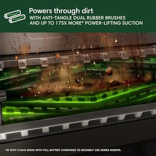 iRobot Roomba Max 705 Combo Robot Vacuum and Mop, AutoWash Dock 75-Day Auto-Empty 161°F Mop Wash 122°F Dry, PowerSpin Roller Mop 200RPM Continuous Self-Wash, Exclusive Retractable Mop Cover, 1.75x Suction, SmartScrub, ClearView Pro LiDAR 5-Map — image 6
