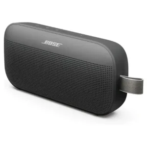 Bose SoundLink Flex Portable Bluetooth Speaker (2nd Gen), Portable Outdoor Speaker with Hi-Fi Audio, Up to 12 Hours Battery Life, Waterproof and Dustproof, Black