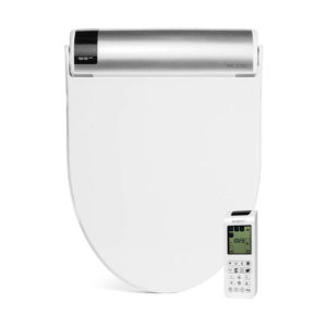 Bio Bidet BB2000 Bliss Electric Bidet Toilet Seat, Warm Water with Air Dryer, Heated Seat with Sensor and Slow Close Lid, Night Light, Remote Control, Elongated, White
