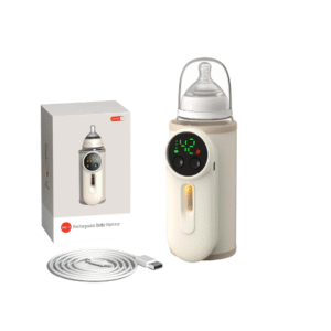 Fast Heating Portable Bottle Warmer for Travel,Monitor Milk Volume,Leak-Proof,Fast Charging&Cordless,Can Use While Charging,Keep Nutrition Bottle Warmer on The Go