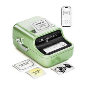 NIIMBOT B21 Label Maker Inkless Bluetooth Label Printer, 2 Inch Portable Thermal Sticker Machine for Small Business, Address, Logo, Clothing, Mailing, Candles, Jewelry, Sticker Printer for Gift, Green