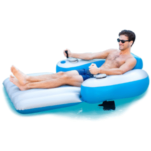 Poolcandy Splash Runner Motorized Pool Lounger (Splash Runner 9V Motorized Deluxe Pool Lounger)