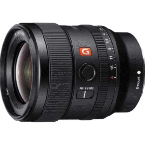 Sony E-mount FE 24mm F1.4 GM Full Frame Wide-angle Prime Lens (SEL24F14GM), Black