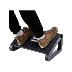 CasaZenith Foot Rest, Six Heights Adjustable Foot Rest for Under Desk at Work, Ergonomic Foots Stool for Under Office Desks, Under Desk Footrest with Foot Massage Roller, Chair Footrest for Leg Rests